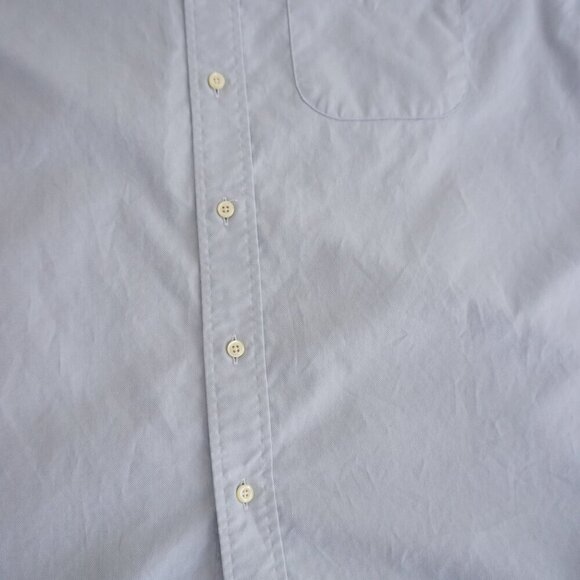 Brooks Brothers Makers Baby Blue Luxury Button Down 100% Cotton Dress Shirt XL - Picture 5 of 9